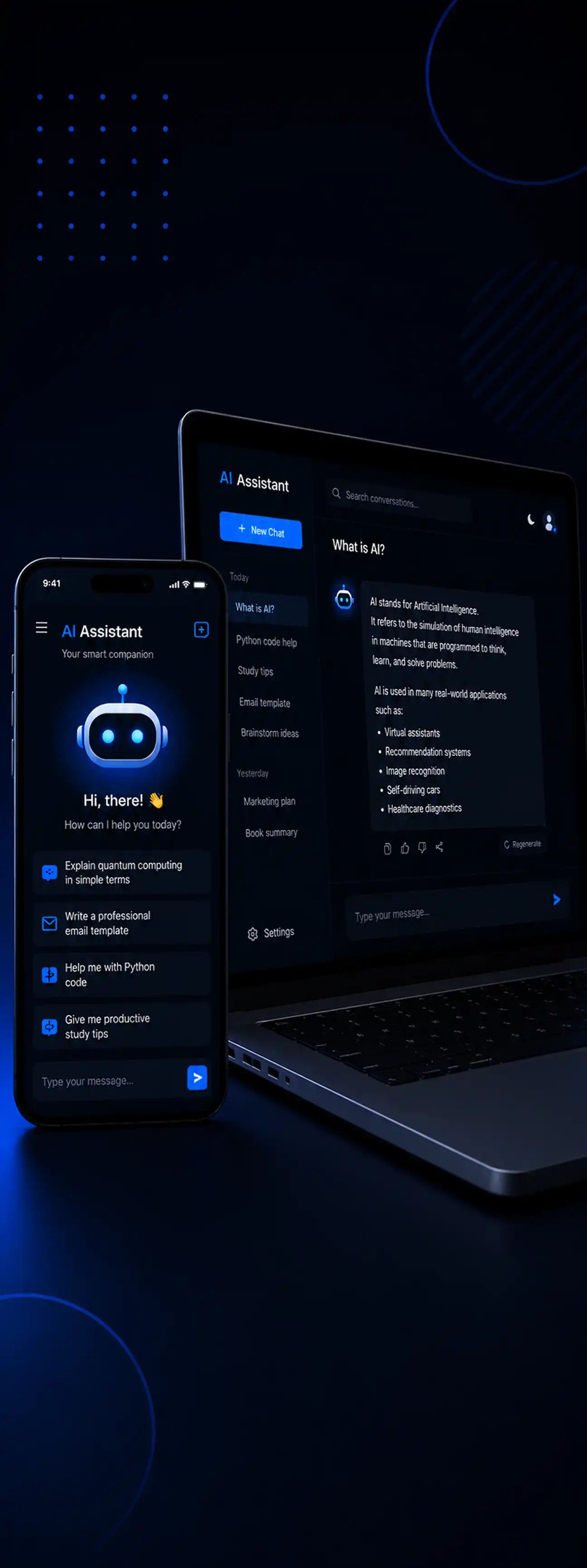 Chatbot Development Smart AI Assistant App